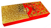 Wood Decorative And Attractive Box Cash Box, Shagun Jewellery Money Envelop Wedding, Gift Bangel Pack Of 1, Colour - Red