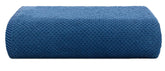 Casa Copenhagen Egyptian Cotton Waffle Large Size Bath Towel 500 Gsm (Navy Blue)