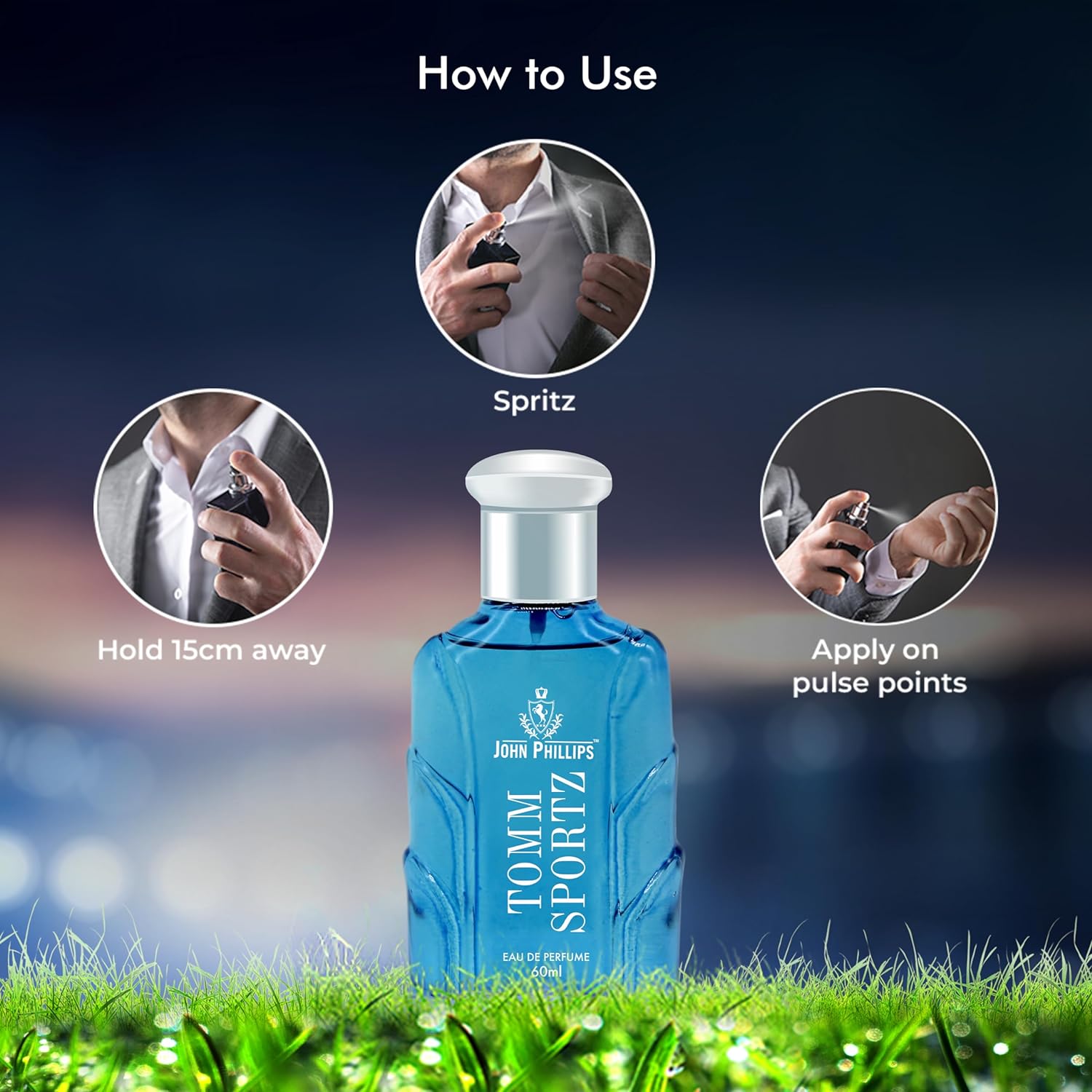 John Phillips London In Style & Tomm Sportz Eau De Perfumes 60ml 2 Fl.oz. Each Pack Of 2 For Men & Women John Phillips London In Style & Tomm Sportz Eau De Perfumes 60ml 2 Fl.oz. Each Pack Of 2 For Men & Women
