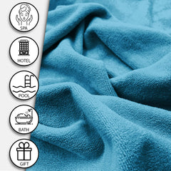 Sassoon Venir Microfiber Men XL Bath Towel 450 Gsm | Ultra Soft Material, Towel For Daily Use (Peacock)