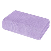 Boutiquo 100% Cotton Bath Towel 500 Gsm | Compact Quick Dry Lightweight Soft & Highly Absorbent Large Size Bath Towel - Purple