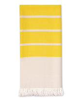 Mush 100% Bamboo Light Weight & Ultra-Compact Turkish Towel 290 Gsm | Super Soft, Absorbent, Quick Dry,Anti-Odor Bamboo Towel (Yellow) 250 Tc