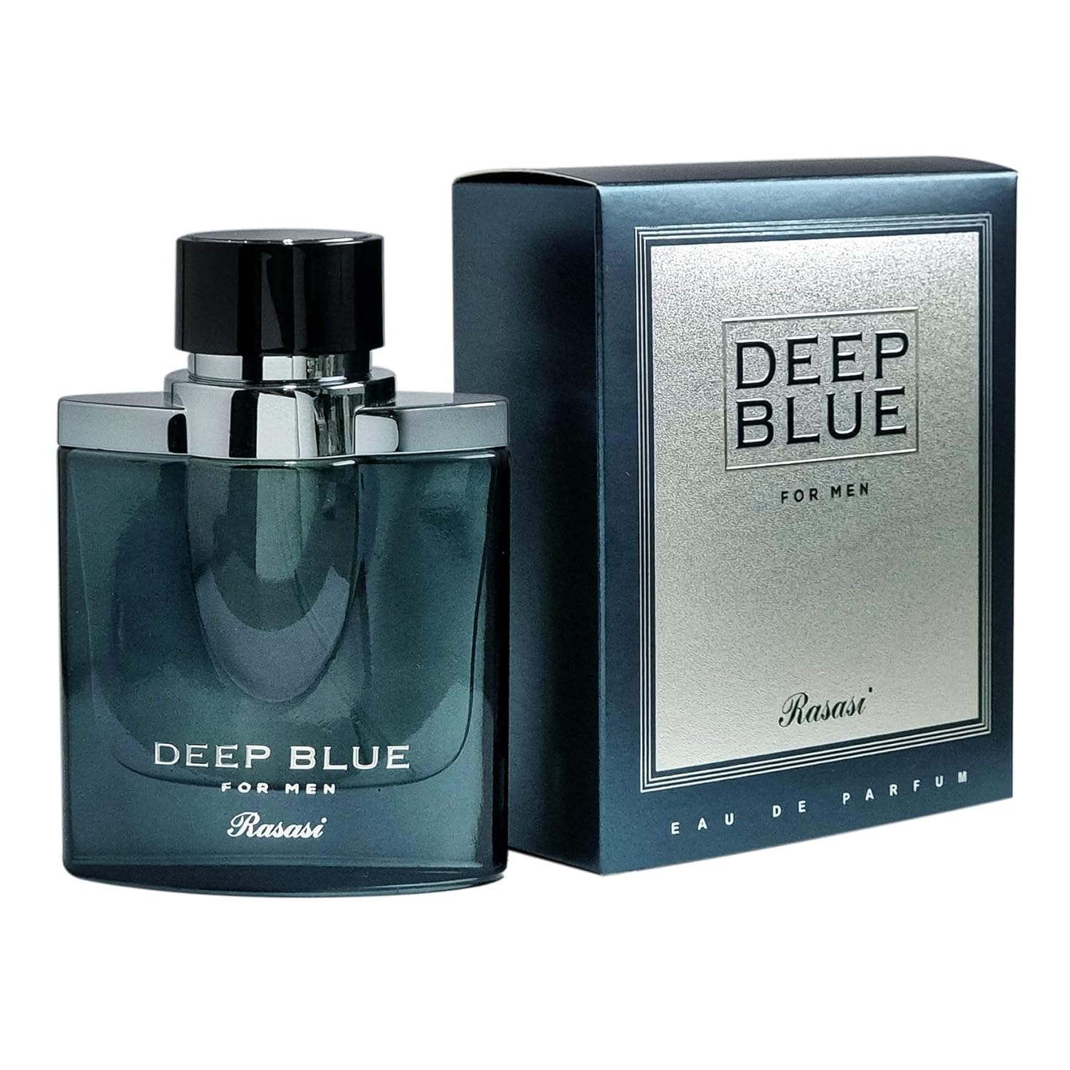 Rasasi Deep Blue For Men Eau De Parfum 100ml 3.4 Fl.oz. Men Fragrance | Long Lasting Rasasi Deep Blue For Men Eau De Parfum 100ml 3.4 Fl.oz. Men Fragrance | Long Lasting