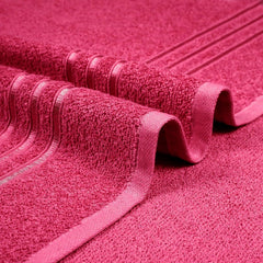 Terry'S Soft 100% Cotton Bath Towels 500 Gsm | Large Size Luxury Bath Towel Soft & Absorbent Bath Towel For Men & Women (Pink)
