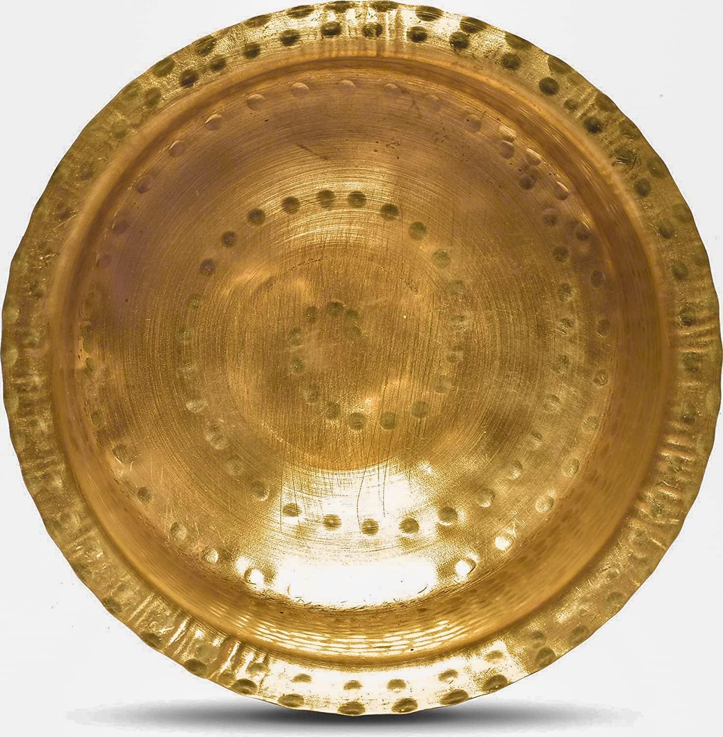 Golden Brass Round Patila - Tapeli - Tapela - Tope, 2.5 Liters | Multipurpose Brass Hammered Patila - Brass Tope - Brass Cookware - Patila - Round Tapeli - Bhagona Golden Brass Round Patila - Tapeli - Tapela - Tope, 2.5 Liters | Multipurpose Brass Hammered Patila - Brass Tope - Brass Cookware - Patila - Round Tapeli - Bhagona