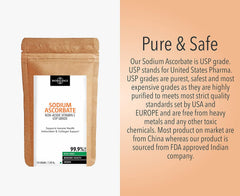 Bio Balance - Sodium Ascorbate Vitamin C Powder 150g Usp Grade | Alkaline, Non Acidic & Easier To Digest Than Ascorbic Acid , Antioxidant & Immune Support | 150gm 0.3lbs