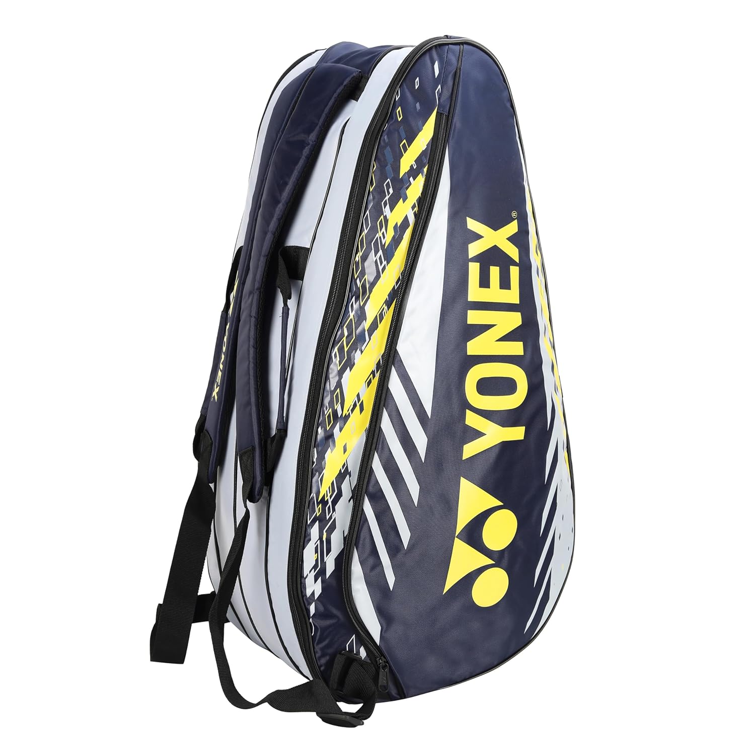 Yonex Badminton Racquet Bag 2329 T02 BT9, Colour - Navy Golden Kiwi, Size - Large, Material - Polyurethane Yonex Badminton Racquet Bag 2329 T02 BT9, Colour - Navy Golden Kiwi, Size - Large, Material - Polyurethane
