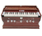 Harmonium Musical Instrument - 39 Keys, Double Fold Bellow, Two Reeds (Bass+ Male) | Two Side Carry Handles, Jaali Frame On Keys