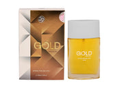 JD International Gold Premium Apparel Unisex Perfume With Long Lasting Fragrance - 100ml, 3.4 Fl.oz. | Unisex Perfume