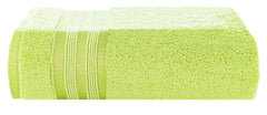 Casa Copenhagen Egyptian Cotton Zero Twist Large Bath Towel 500 Gsm (Lime Green)