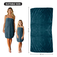Housse Premium Microfiber Bath Towel 550 Gsm | Extra Large Quick Dry Towels Super Soft Plush | Ultra Absorbent For Home, Swimming, Sports, Travel (Jungle Green)