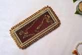 Decorative Cash Box Shagun Box, Gifting Cash Box, Gaddi Box, Jewellery Box, Shagun Envelope Money Box Envelope Wedding Gift, Colour - Brown, Material - Metal