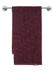 Jockey Cotton Bath Towel 550 Gsm T102 (Burgundy)