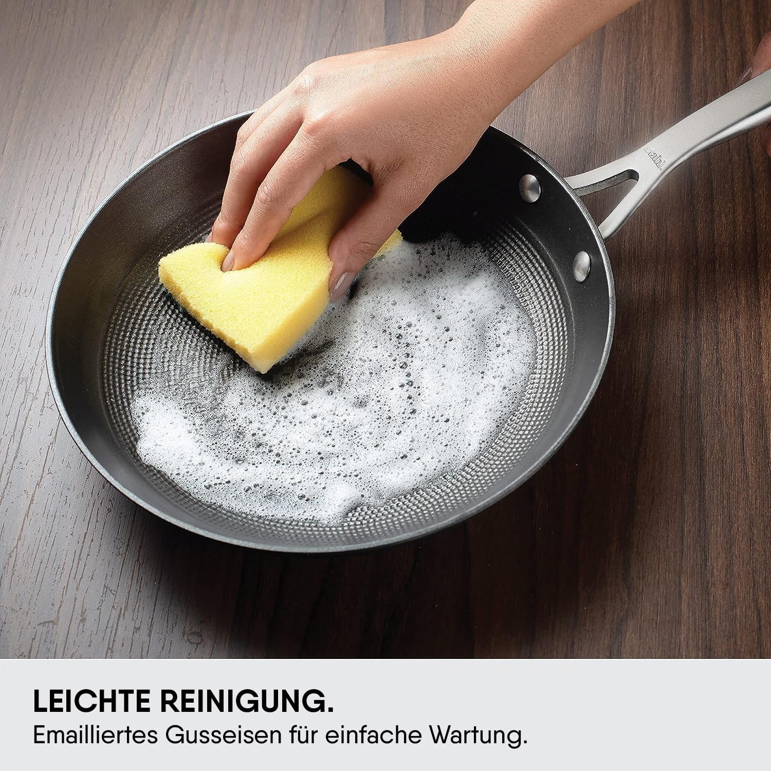 Blacksmith Hybrid Enameled Cast Iron Frying Pan | Induction Base Rust Proof Fry Pan, 1.4 Liters, 24 Cm Blacksmith Hybrid Enameled Cast Iron Frying Pan | Induction Base Rust Proof Fry Pan, 1.4 Liters, 24 Cm