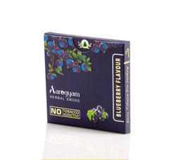 Aarogyam Herbals 100% Tobacco & Nicotine Free Cigarette For Relieve Stress & Mood Enhance Product For Smokers - 10 Sticks In Each Packet Blueberry Flavour, Pack Of 1