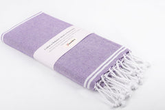 Yaanthiv'S Premium Turkish Cotton Bath Towels 900 Gsm | Eco Luxury Range Of Towels Washable & Quick Dry, Light Weight Bath Towels (Pack Of 3) - Purple,Yellow & Grey