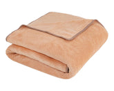 Fezora Microfiber Weft Knitting Bath Towels 400 Gsm | Large Size Bath Towel Soft & Absorbent For Men/Women (Beige)