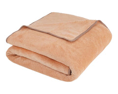 Fezora Microfiber Weft Knitting Bath Towels 400 Gsm | Large Size Bath Towel Soft & Absorbent For Men/Women (Beige)