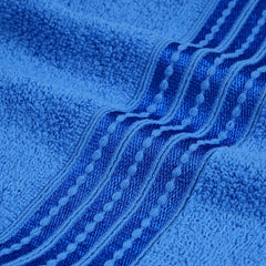 Micro Cotton Remy Basel Luxury Terry Cotton Bath Towel 550 Gsm | Super Comfortable 100% Long Staple Cotton Bath Towel (Pacifia)