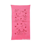 Jbg Home Store Kids Bath Towel 250 Gsm | Premium Microfiber Quick Drying Towels For Babies, Cartoon Print Wash Dry Cloth Towel (Pink Bear) - 1 Pcs