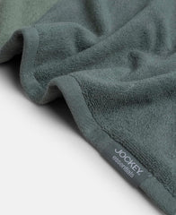 Jockey T105 Men'S Cotton Terry Ultrasoft & Durable Striped Bath Towel 600 Gsm (Sage)