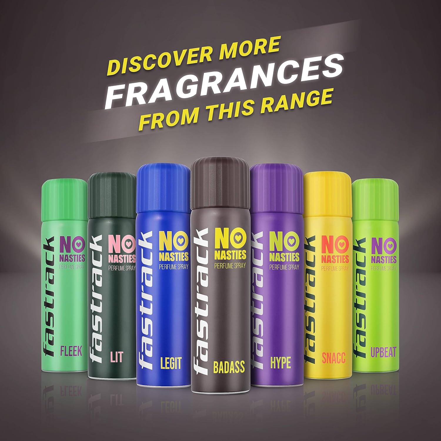 Fastrack No Nasties Badass Deodorant Perfume Spray 135ml 4.5 Fl.oz. Unisex Fragrance Fastrack No Nasties Badass Deodorant Perfume Spray 135ml 4.5 Fl.oz. Unisex Fragrance