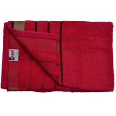 Pyaro Large Size Cotton Bath Towel 450 Gsm | Ultra Absorbent, Quick Drying & Super Soft Bathing Towel (Pink)