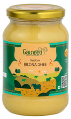 100% Natural Desi Cow Bilona Ghee By Gauneeti | Good Source Of Protein Fiber Healthy Desi Ghee For Moisturizing & Nourishing | (500ml) 16.9 Ounce | Jar Pack