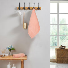Mytrident Cotton Hand Towel 600 Gsm | For Men & Women Classic Towel 100% Cotton Hand Towel (Tender Peach)- Pack Of 2