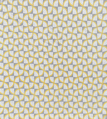 1 Bedsheet For Double Bed With 2 Pillow Covers - 90 X 100 Inches, Yellow & Grey | Premium Cotton Material Double Bedsheet Queen Size | Skin Friendly & Long Lasting