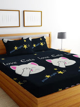 1 Bedsheet King Size With 2 Pillow Covers - 72 X 78 Inches, Black | Soft & Durable Bedding For Bedroom - Lightweight Perfect For All Seasons