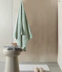 Fash Home International Quick Dry Star Border Bath Towel 500 Gsm | Soft & Absorbent Solid Bath Towel Lightweight & Skin-Friendly Towel For Everyday Use (1 Pcs) - Olive Green