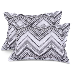 King Size For Bedsheet With 2 Pillow Covers - 108 X 108 Inches, Yellow & Grey | Cotton Fabric Suitable For Bedsheet | 144 Thread Count