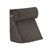 Adjustable Wedge Pillow, Prevents Acid Reflux & Snoring, Bed Pillow, Dark Brown | Made Of Memory Foam Pillow, Microfiber For Neck & Back Support | Soft Washable Cover, Multi-Purpose Use