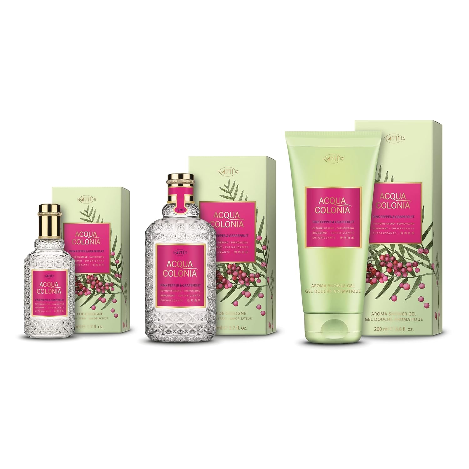 4711 Acqua Colonia Pink Pepper & Grapefruit Eau De Cologne 50ml 1.6 Fl.oz. | Long Lasting Fragrance For Unisex 4711 Acqua Colonia Pink Pepper & Grapefruit Eau De Cologne 50ml 1.6 Fl.oz. | Long Lasting Fragrance For Unisex
