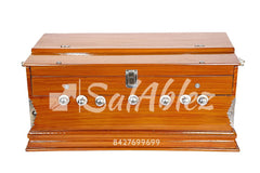 Musical Instrument Harmonium Free Bag - 7 Stopper, 39 Keys, Double Bellow, Two Reeds (Base- Male), 3 1/4 Octave | Tuning 440 Standard Pitch - Hard Key Sound