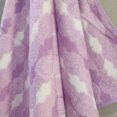 Cotton Bolls Textiles Microfiber Towels 280 Gsm | Soft Coral Fleece Towel With Hook Quick Dry Super Absorbent Bath Towel For Men & Women (Sketch Purple)