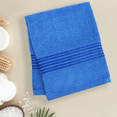Micro Cotton Remy Basel Luxury Terry Cotton Bath Towel 550 Gsm | Super Comfortable 100% Long Staple Cotton Bath Towel (Pacifia)