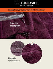 Damensch 100% Cotton Towel 200 Gsm | Super Soft Towels For Bath Large Size, Ultra Absorbent, Quick Dry Towel For Women & Men (Midday Maroon)
