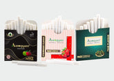 Aarogyam Herbals Tobacco & Nicotine Free Flavored Smoke For Relieve Stress And Mood Enhance Product - Double Apple, Strawberry, Paan Masala Flavour - Pack Of 3 30 Sticks