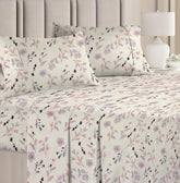 Premium 100% Cotton Double Bedsheets With 2 Pillow Covers - 86 X 90 Inches, Off White | Ideal For Bedroom, Guest Room, Home, Daily Use