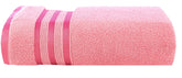 Casa Copenhagen Egyptian Cotton Zero Twist 1 Pcs Large Bath Towel 500 Gsm (Pink)