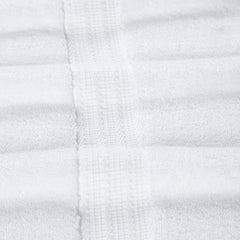 Senses By Riba 2 Bath + 2 Hand & 2 Wash Cloth Towel 1800 Gsm | All Cotton Premium Hotel & Spa Quality, Highly Absorbent Towel (White) - 6 Piece