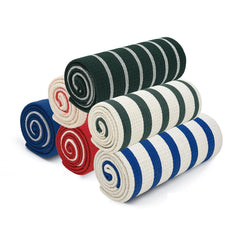 Linensutra Cotton Kitchen Towels 550 Gsm | Striped, Super Absorbent, Lint-Free (Red, Green & Blue)- Pack Of 6