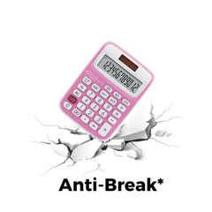 Bambalio 12 Digits BL-275 With 3 Years Warranty Electronic Calculator (Pink) | 12 Digits Big Display - 112 Steps Check & Correct