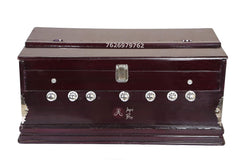 Musical Instrument Harmonium With Carry Bag - 39 Keys, 7 Stopper, 7 Bellow, 3 1/4 Octave, Two Reeds (Bass- Male) | Instant Response Keyboard