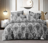 King Size Double Bedsheet With Two Pillow Covers - 108 X 108 Inches, Charcoal Grey | Smooth To Touch, Breathable & Long Lasting - Ideal For Everyday Comfort