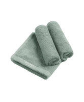 Jockey T301 Men'S Cotton Terry Ultrasoft & Durable Solid Face Towel 600 Gsm (Pack Of 3) - Sage