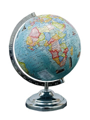 Rotating English Globe With Sturdy Metal Stand For Home Decor, Office Decor & Study Table Decor, Birthday, Party Gifts & Anniversary, Pack Of 1
