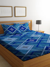 1 Bedsheet King Size With 2 Pillow Covers - 72 X 78 Inches, Blue | All Around Elastic Fitted Soft & Durable Bedding For Bedroom - Lightweight Perfect For All Seasons